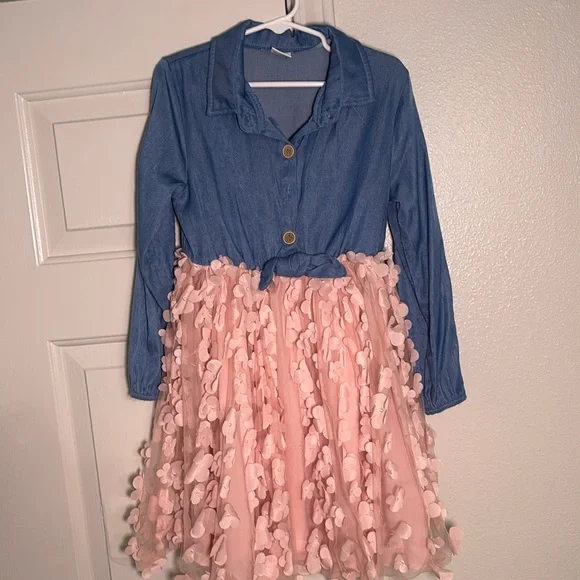 Pat pat girls dress size 6-7 used once in great condition - Picture 1 of 3